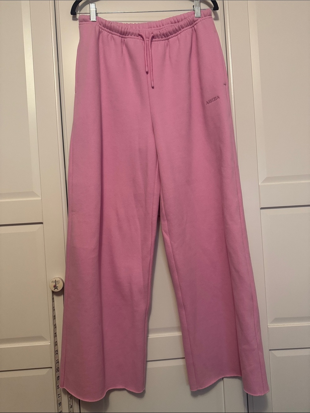 Aritzia Sweatfleece Mega Fit Wide-leg Morganite Pink